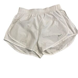 Nike White Running Shorts